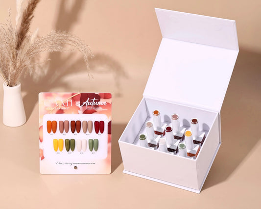 CAMI Professional 9 Color Gel Polish Set – Professional Long-Lasting UV/LED Gel Collection
