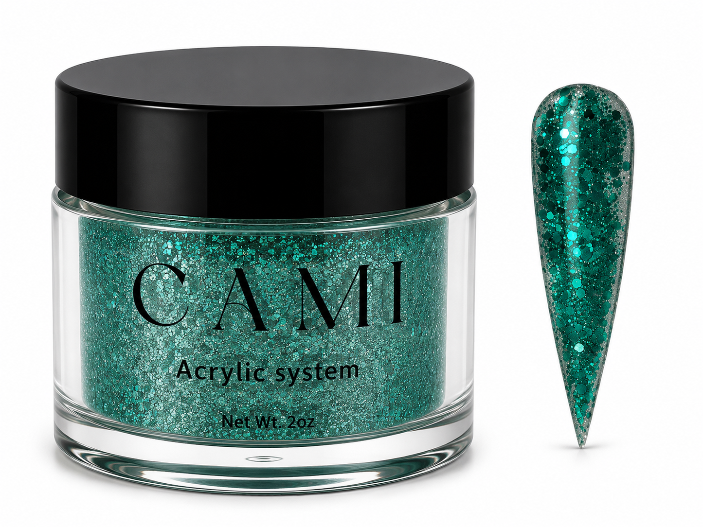 CAMI Glam Acrylic Powder – 2oz Professional Nail System
