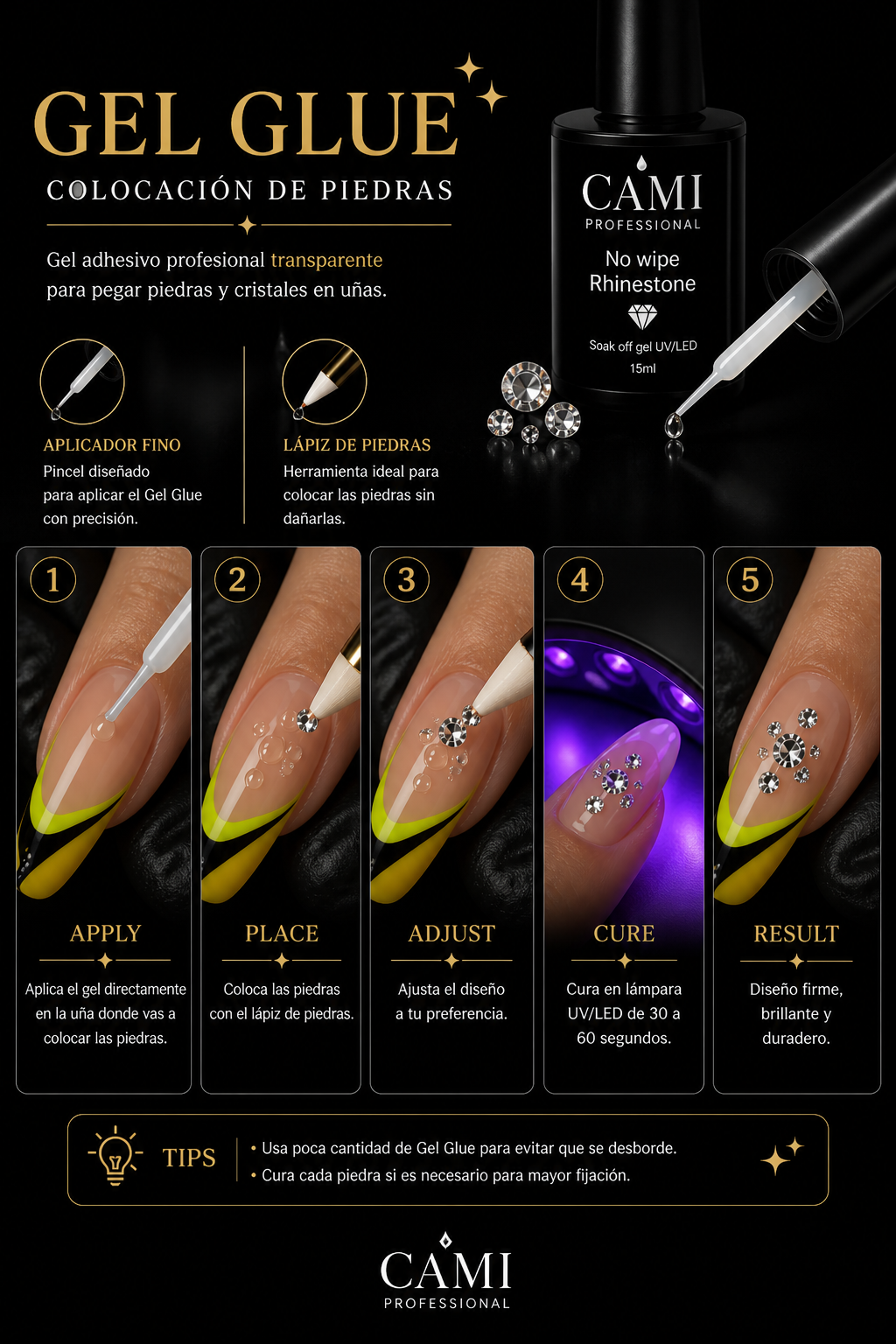 Rhinestone glue
