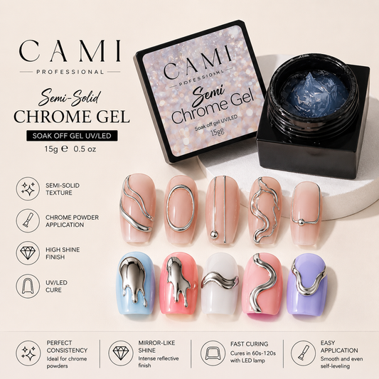 Semi Solid chrome Gel